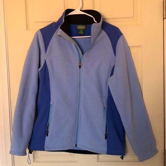 LL Bean Small Long Sleeve Fleece Jacket - Picture 1 of 8
